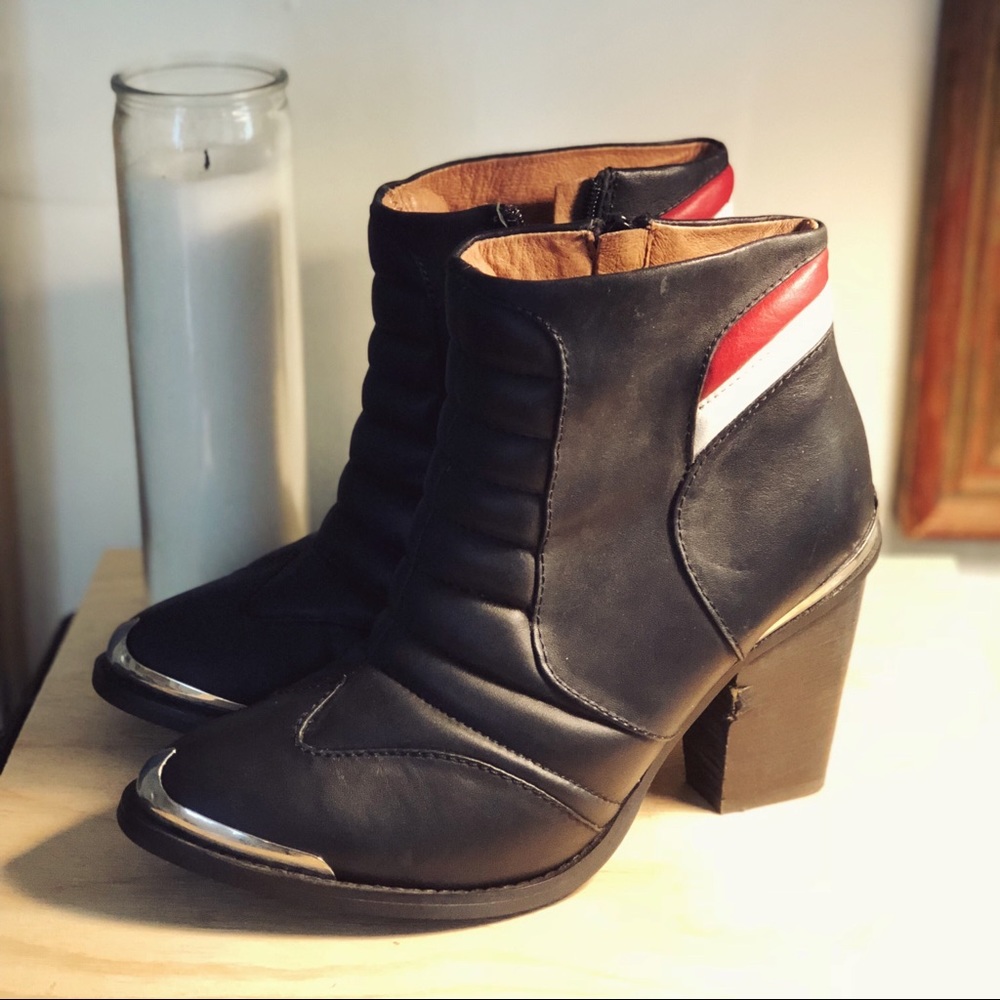 Jeffrey Campbell Boot w/ Metal Tip Detail